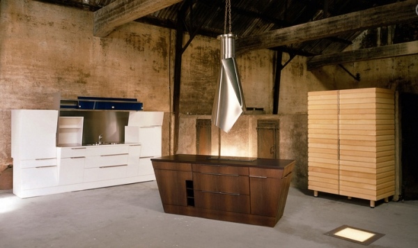Loft kök design-Jo Wynant-kök trender möbler