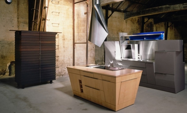 Loft kök-innovativa möbeldesign anläggning Belgien