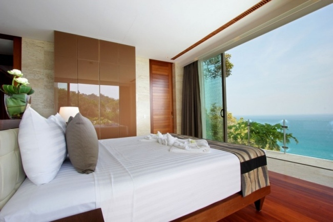 semester villa thailand sovrum garderob högblank fronter