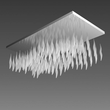 Ljus design Artemide ljuskrona små hängande lampor