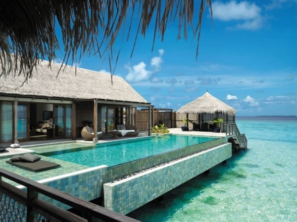 Drömresor Maldiverna sky blue water wellness spa resort