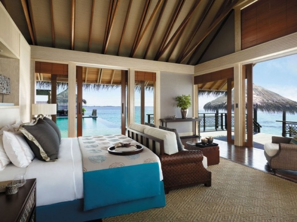 Villa sovrum-med havsutsikt drömresor Maldiverna