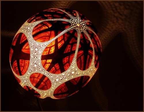 Designer lampa-pumpa skål bordslampa