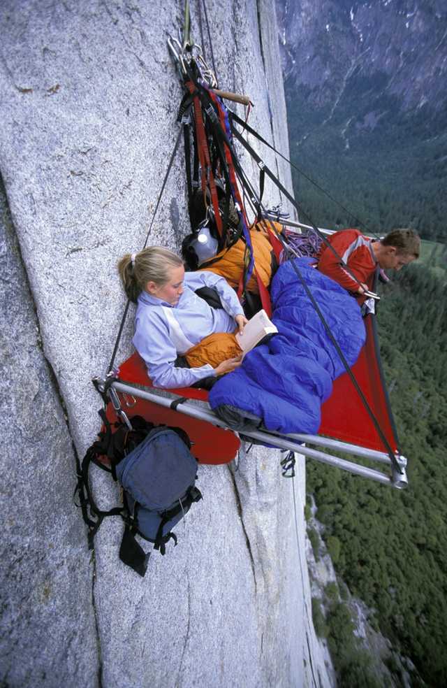 säng luft rock vägg byggnad klättring sport