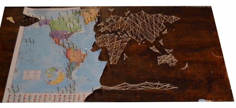 spikbilder världskarta instruktioner använd gammal karta