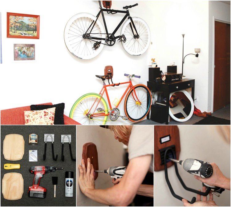 cykelhållare-vägg-bygg-själv-montera-väggmonterings-idé