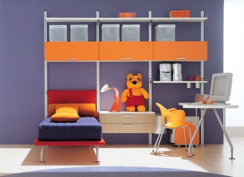små barnrum-möbler-lagringsmöjligheter