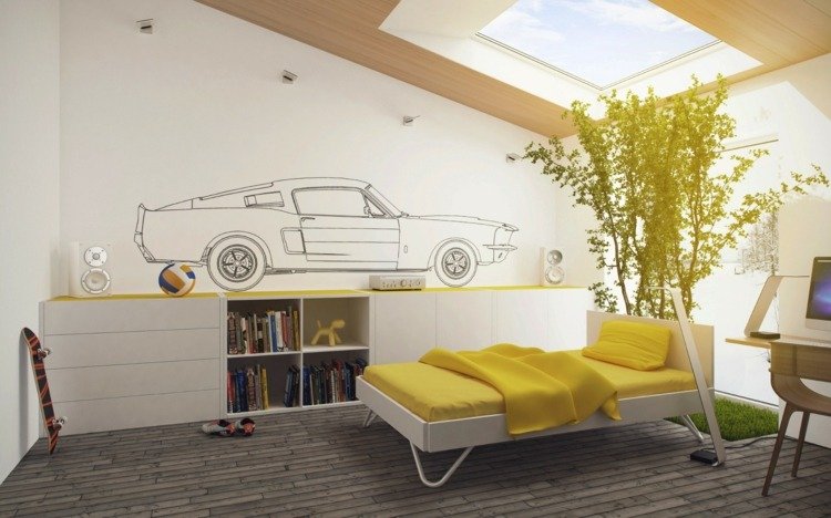 färg vägg design enkel design bil skiss växt takfönster