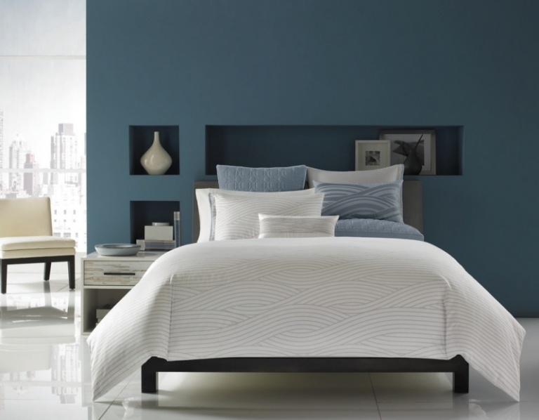 Färger-vägg-sovrum-blå-idéer-design