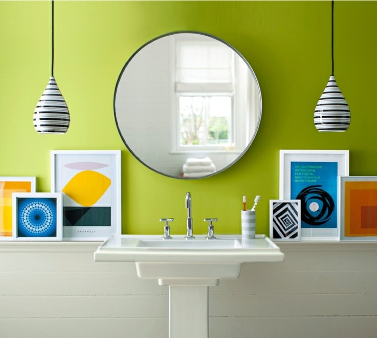 Färger badrum idéer design modern snygg