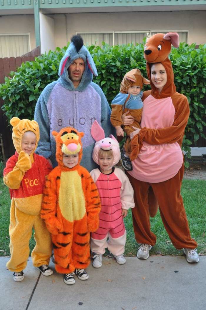 karneval-disney-kostymer-familj-barn-winnie-the-pooh-vänner