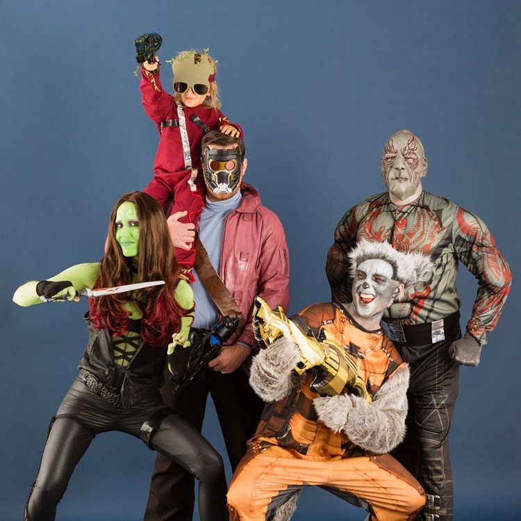 Komiska dräkter gör idéer till gruppdräkter för Guardians of the Galaxy