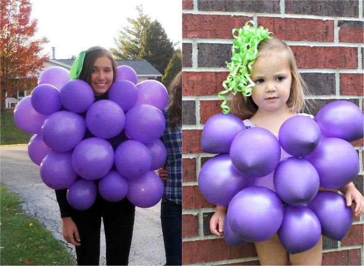Mardi Gras -kostymer i sista minuten druvballonger