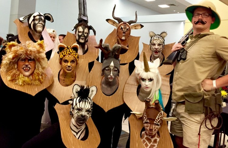 karneval-motto-idéer-djur-kostymer-jägartroféer