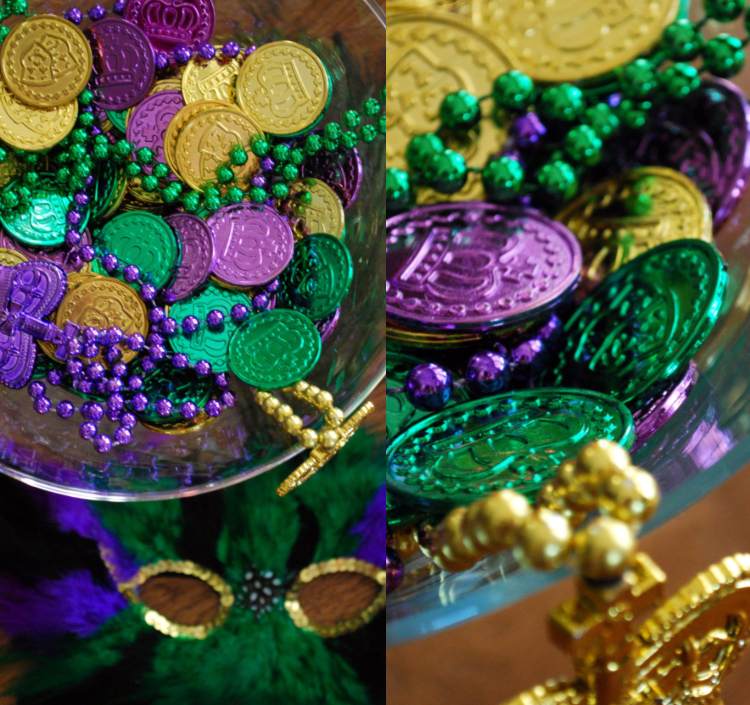 Hantverk för karneval Gyllene chokladthalare färgidéer