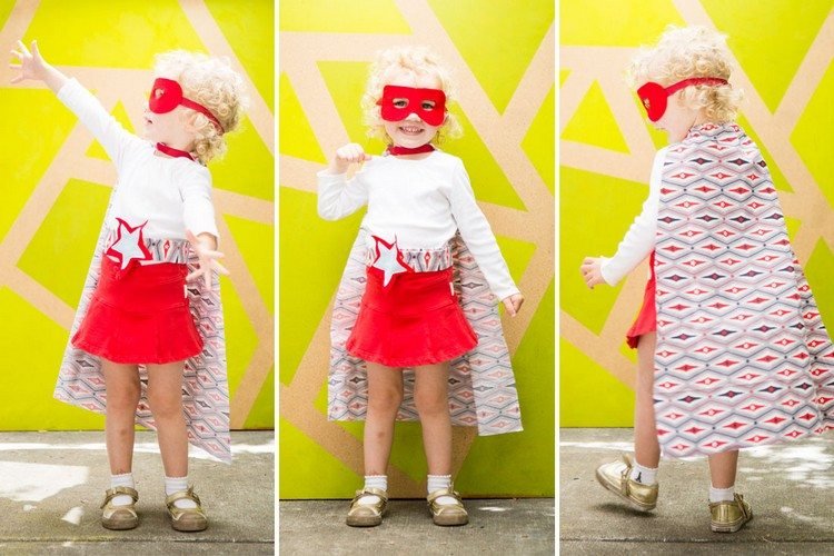 Carnival kostymer för småbarn flicka supergirl kostym