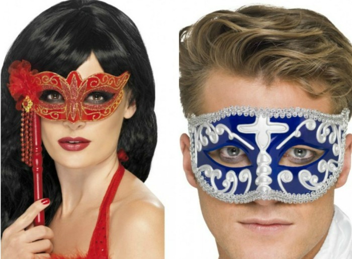 Karneval-masker-över-kostym-magi