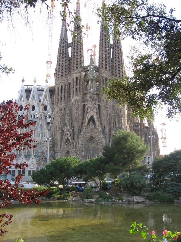 Värt att se Sagrada Familia Barcelona-Spanien Antoni-Gaudi byggmästare