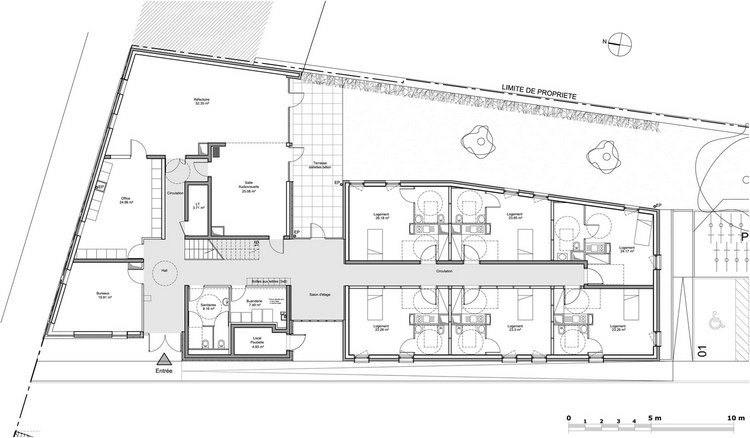 fasadbeklädnad med fibercementpaneler arkitektur anmärkningsvärda exempel planlösning