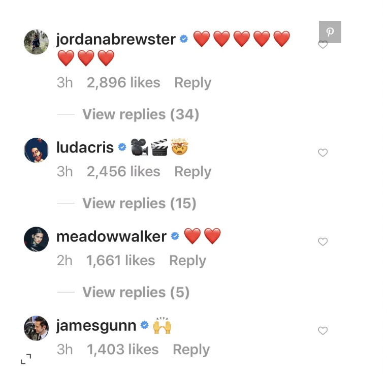 Kommentarer på Instagram Jordana Brewster Ludacris Meadow Walker