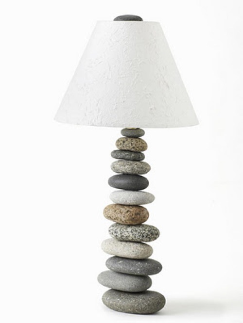 Sänglampor design Balanced Stone Lamp-Vivaterra