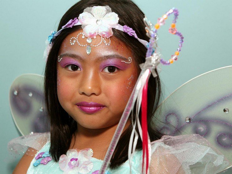 princess fairy make-up ansiktsmålning idé karneval