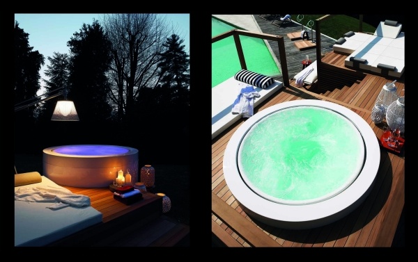 Bubbelbadkar design badrumsmöbler