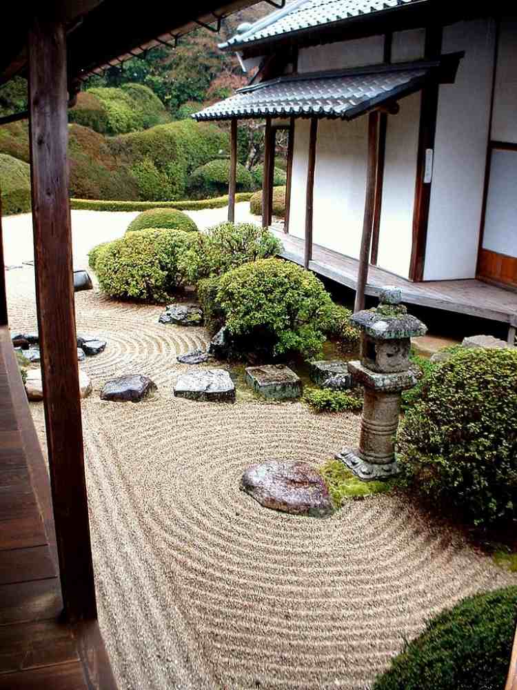feng-shui-trädgård-design-tips-planering-stenblock-grus-asiatisk-buxbom