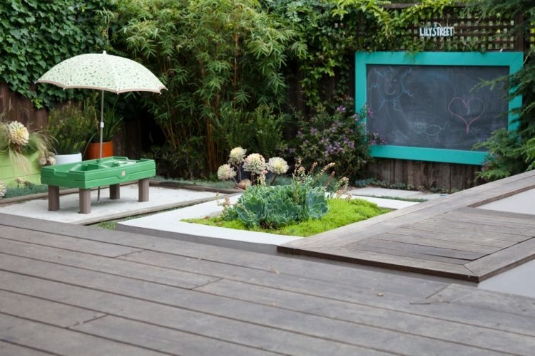feng-shui-trädgård-design-barn-lekplats-black-board