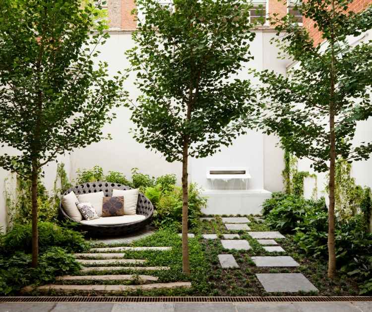 feng-shui-trädgård-design-partnerskap-hörn-lounge-säng-vatten-funktion