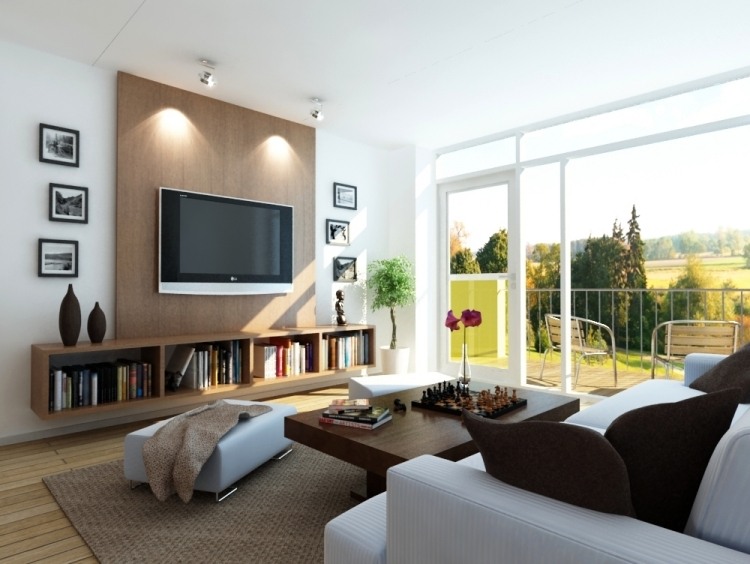 feng-shui-vardagsrum-tips-golv-till-tak-fönster-trä-tv-möbler