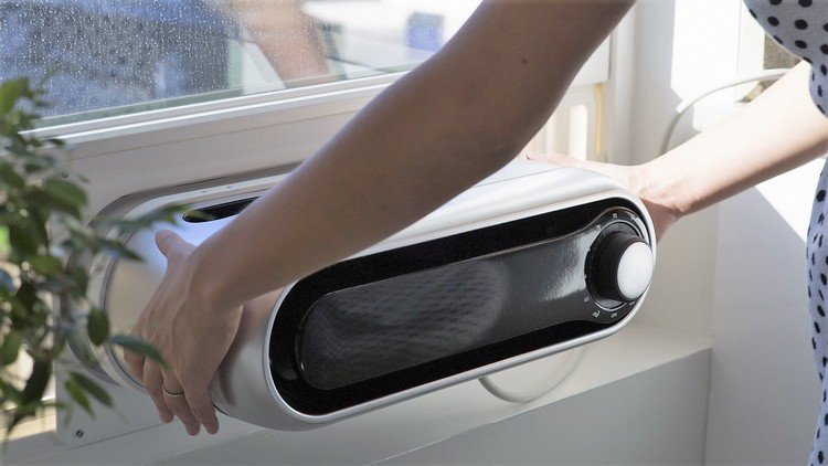 Fönster luftkonditionering kompakt storlek-lätt att montera-noria