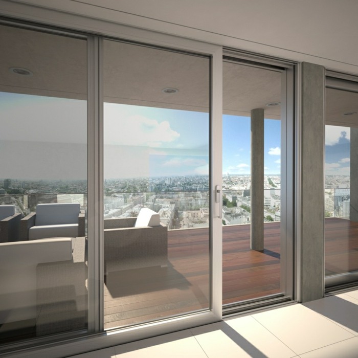 fönsterprofiler dörrterrass pvc vit modern