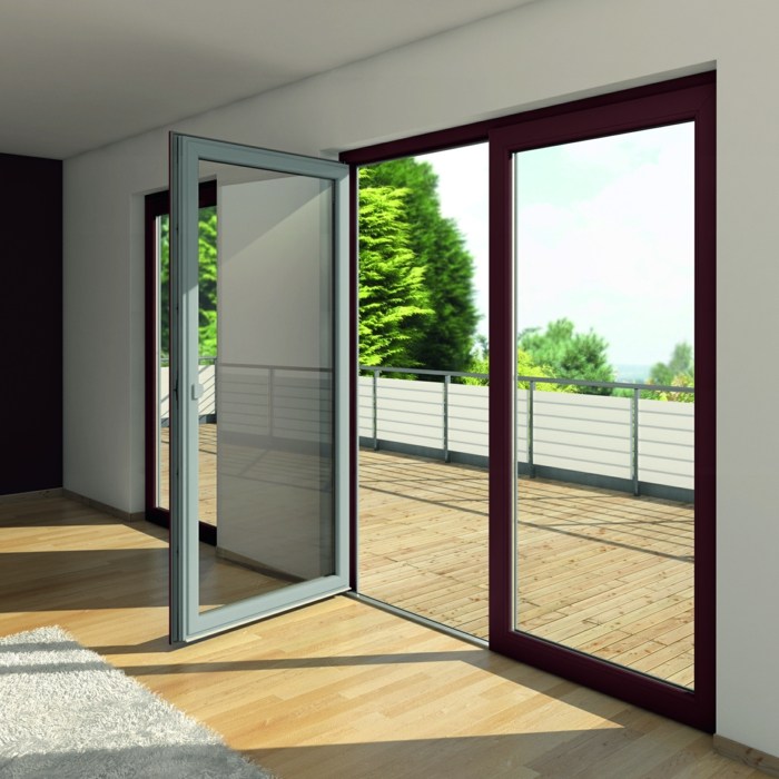 fönsterprofil dörr pvc terrass modern design