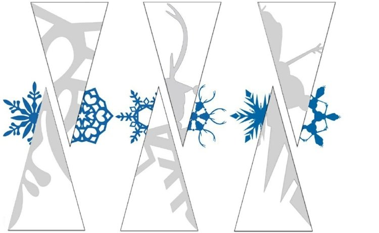 Frysta motiv som snöflingor - de perfekta fönsterbilderna till jul till barnrummet