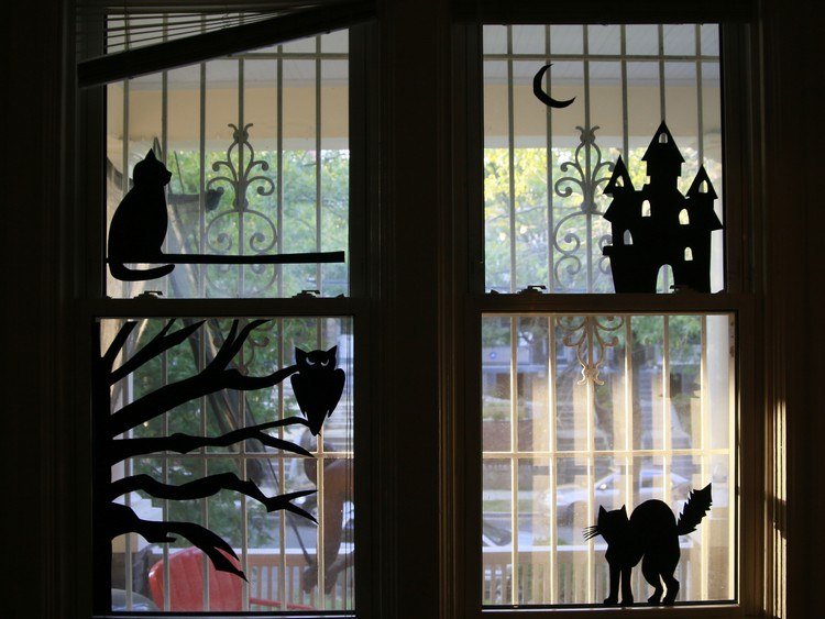 fönster-dekoration-halloween-fönster-bilder-gör-dig-svart-kartong