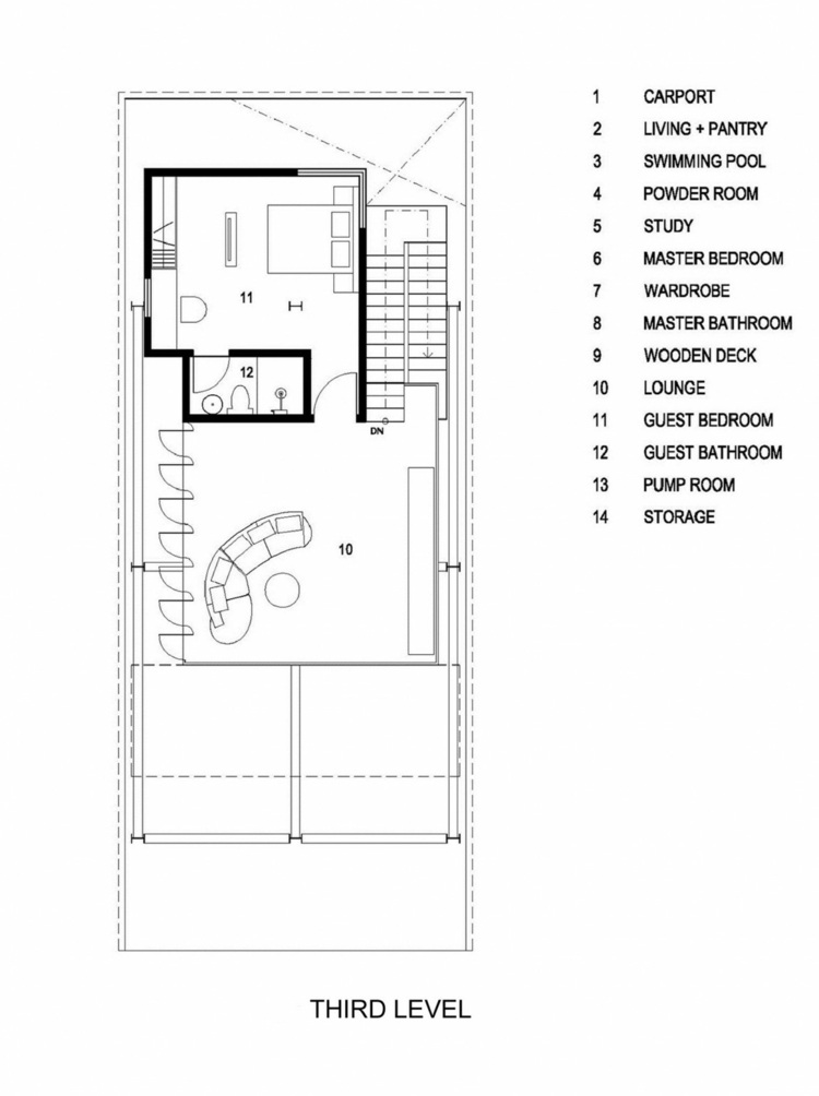 fönsterfronter-metall-trappor-plan 3 på tredje våningen-rum-litet-badrum-vardagsrum