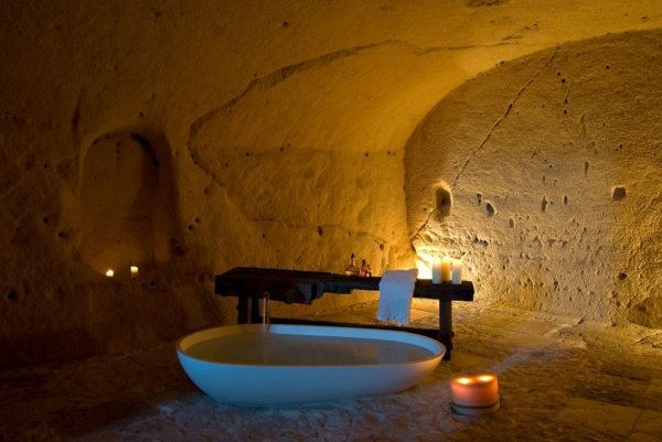 Grotta della Civita fritidshus badrum