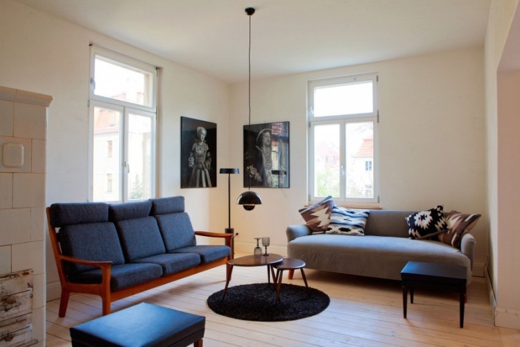 Inredning-med-design-klassiker-lägenheter i Bauhaus-stil-Weimar-Mark-Pohl
