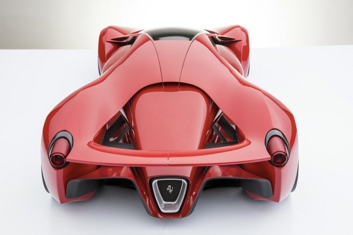 Ferrari F80 röd Ferrari F 80 med symbol