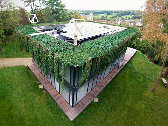 takdesignanläggningar solenergi miljövänlig takträdgård