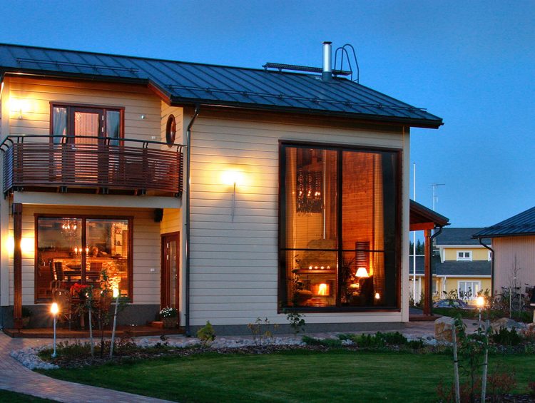 Prefabricerade hus snabbt-montera-fasad-golv-till-tak-fönster
