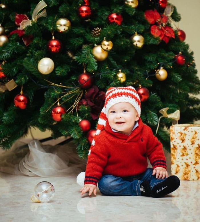 Tröja baby pojke söt vintermode Ralph Lauren