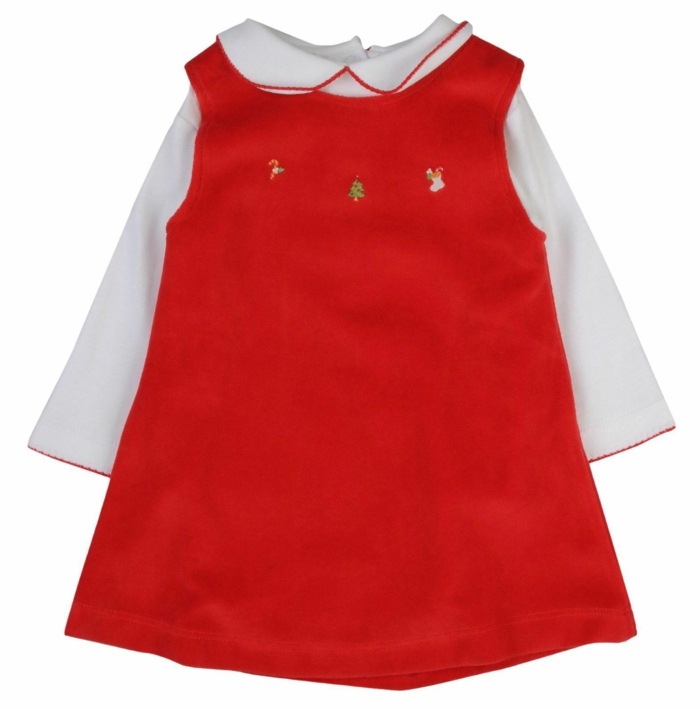 Baby mode festlig klänning röd Kissy Kissy kollektion