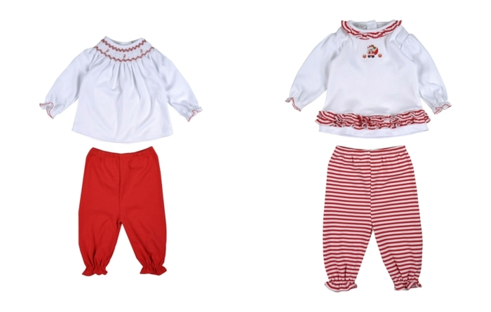 söta baby mode online blus byxor julmotiv