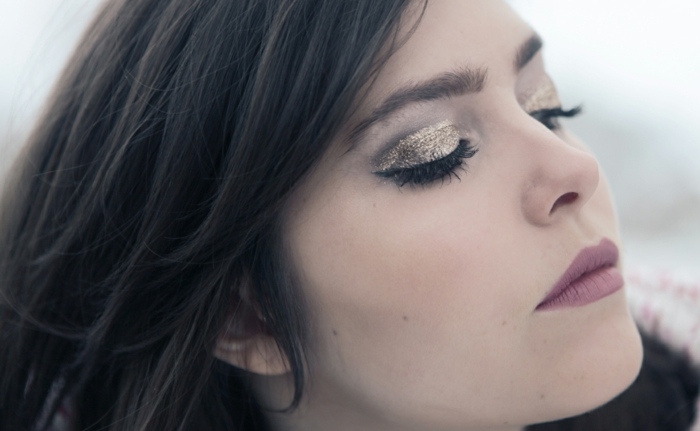 Taupe färg läppstift glitter färg