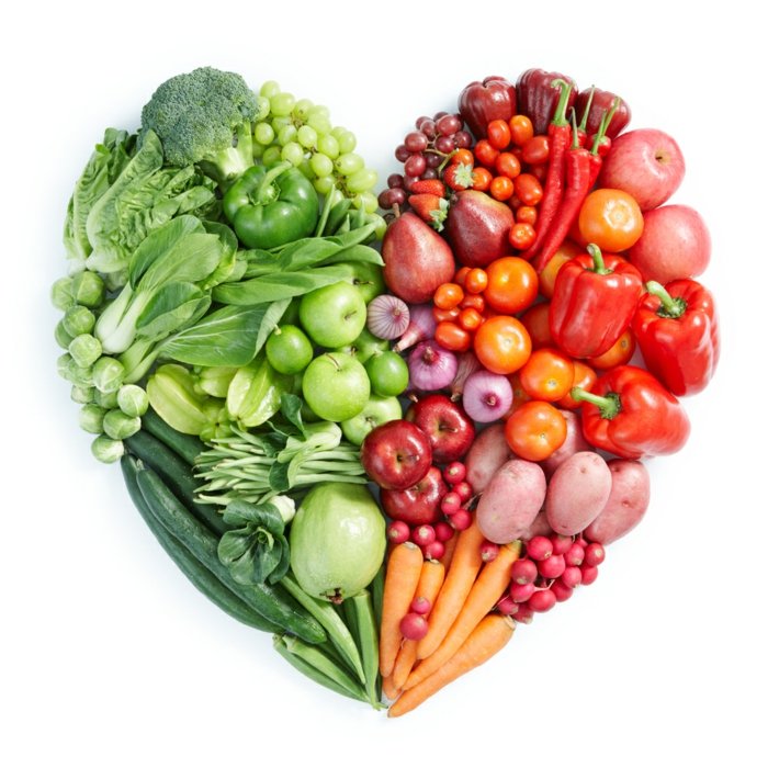 fet hår hälsosamt äta grönsaker frukt 4
