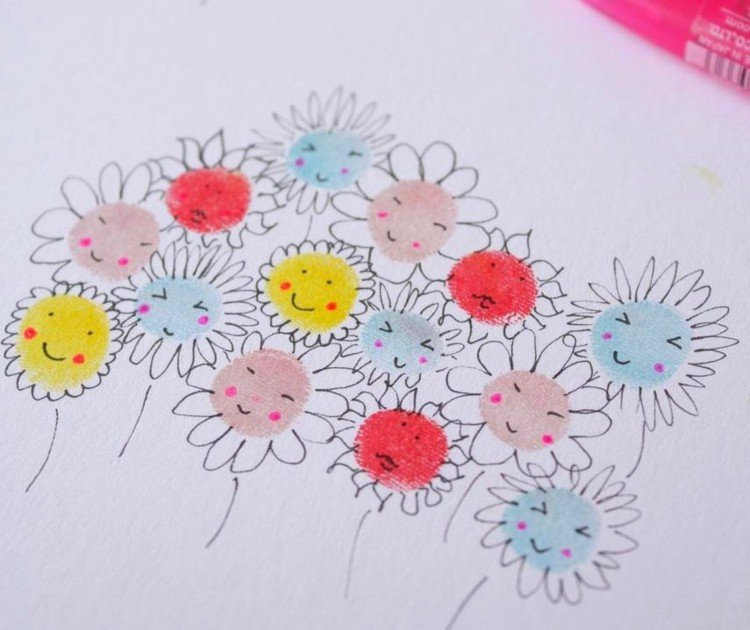 fingeravtryck-bilder-blommor-vår-sommar-kronblad-kulspetspenna