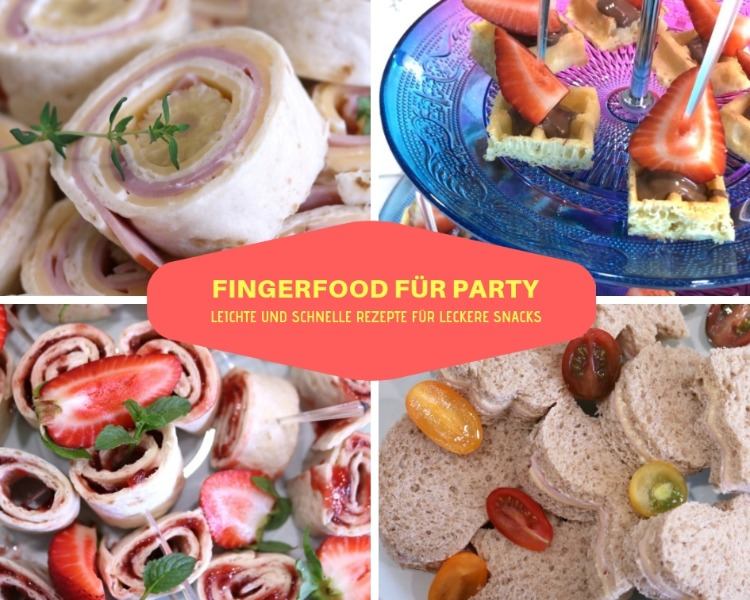 fingermatpartysnacksidéer med enkla recept och färska ingredienser