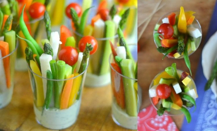 fingermat-snabb-fest-kanapéer-grönsaker-vegetariskt-dopp